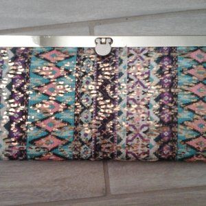 Southwest Multi-color Geometric Organizer Wallet